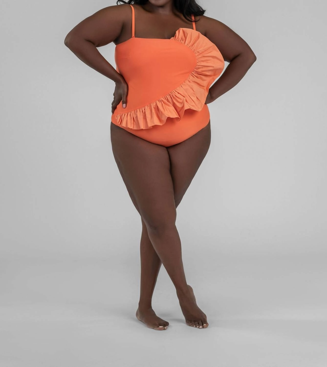 Sarita One-Piece Swimsuit In Orange