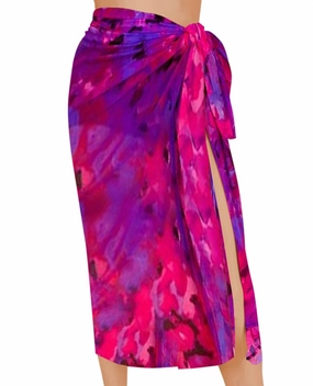 Scarf Pareo Cover Up In Floral Cascade