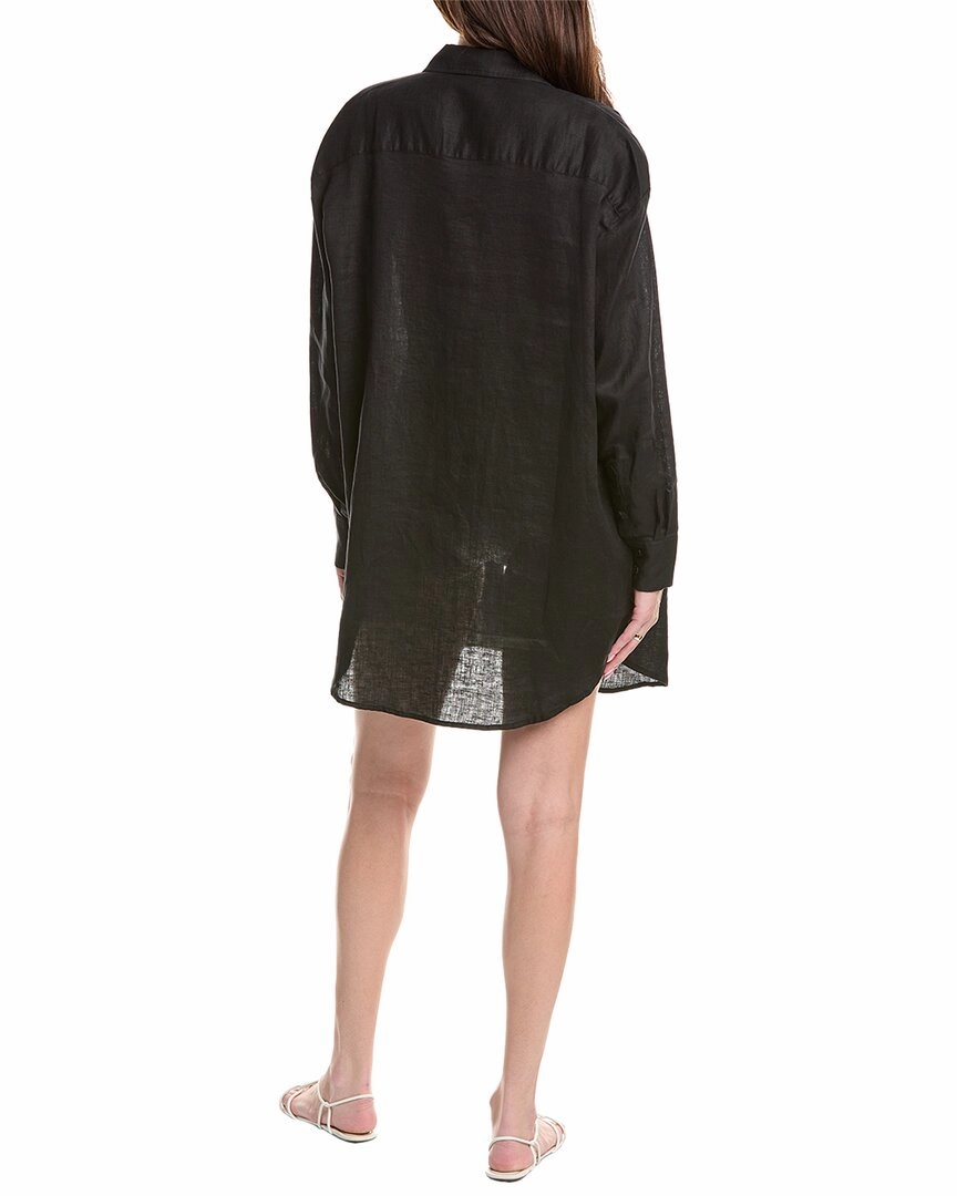 SEA LEVEL AUSTRALIA Resort Linen Cover-Up Shirt