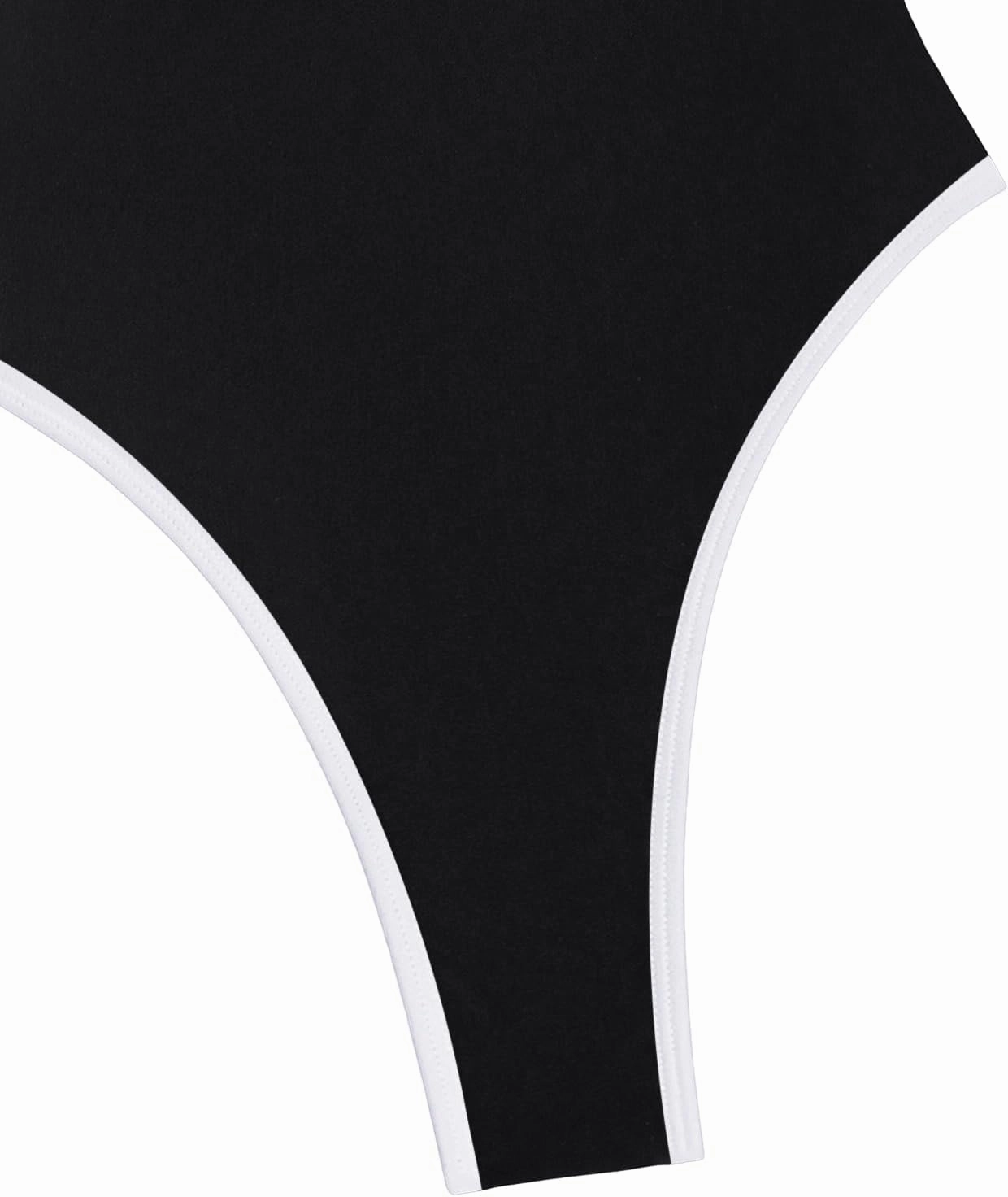 Sexy Backless Cheeky High Cut Leg Thong V Neck One Piece Swimsuit