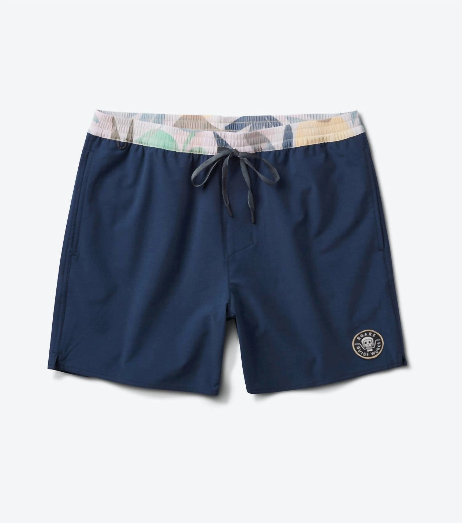 Shorey Boardshorts In De Palmas Dark Navy