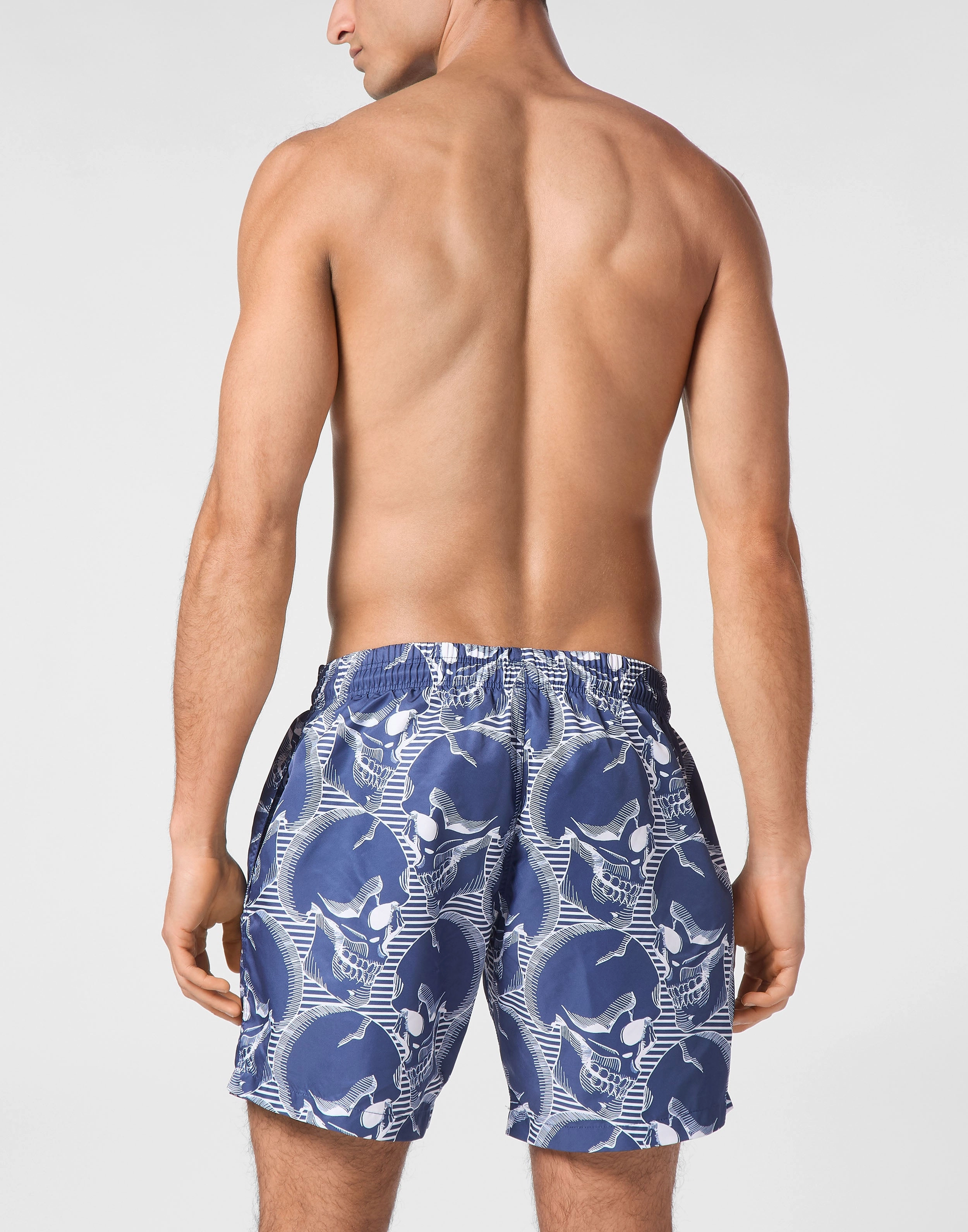 Short Swim Boxer Skull