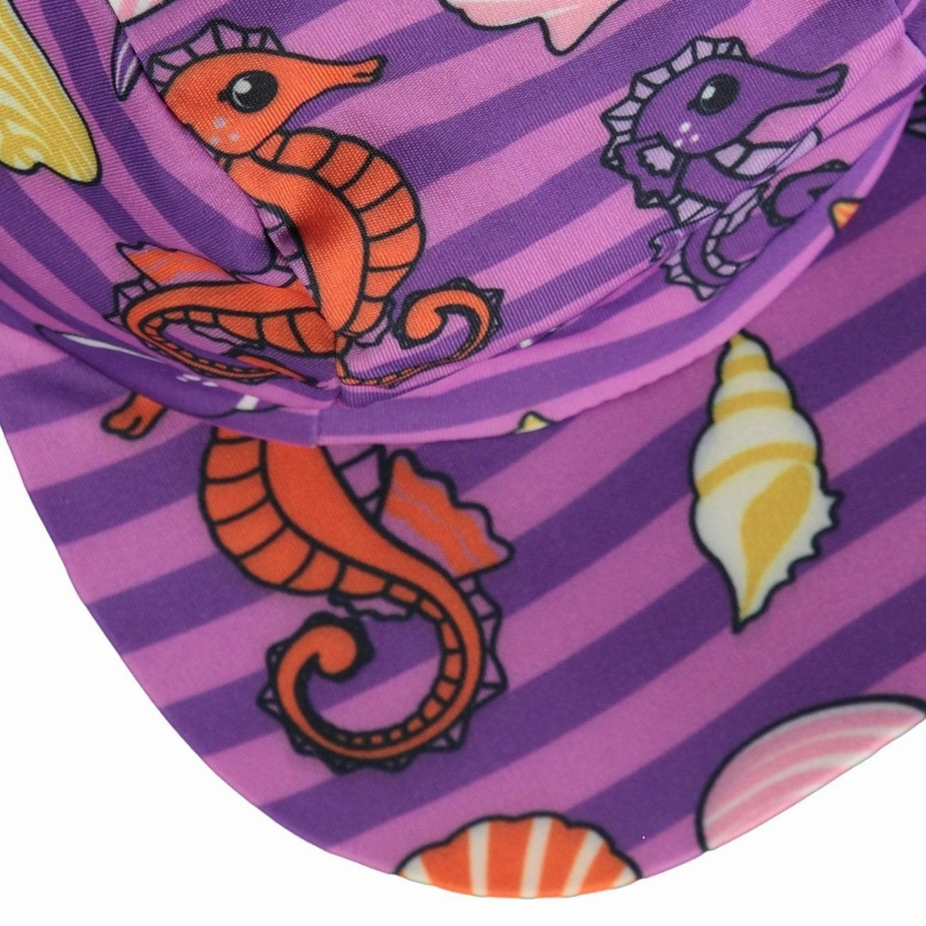 Smfolk Spring Pink UV50 Sun Hat With Seahorses
