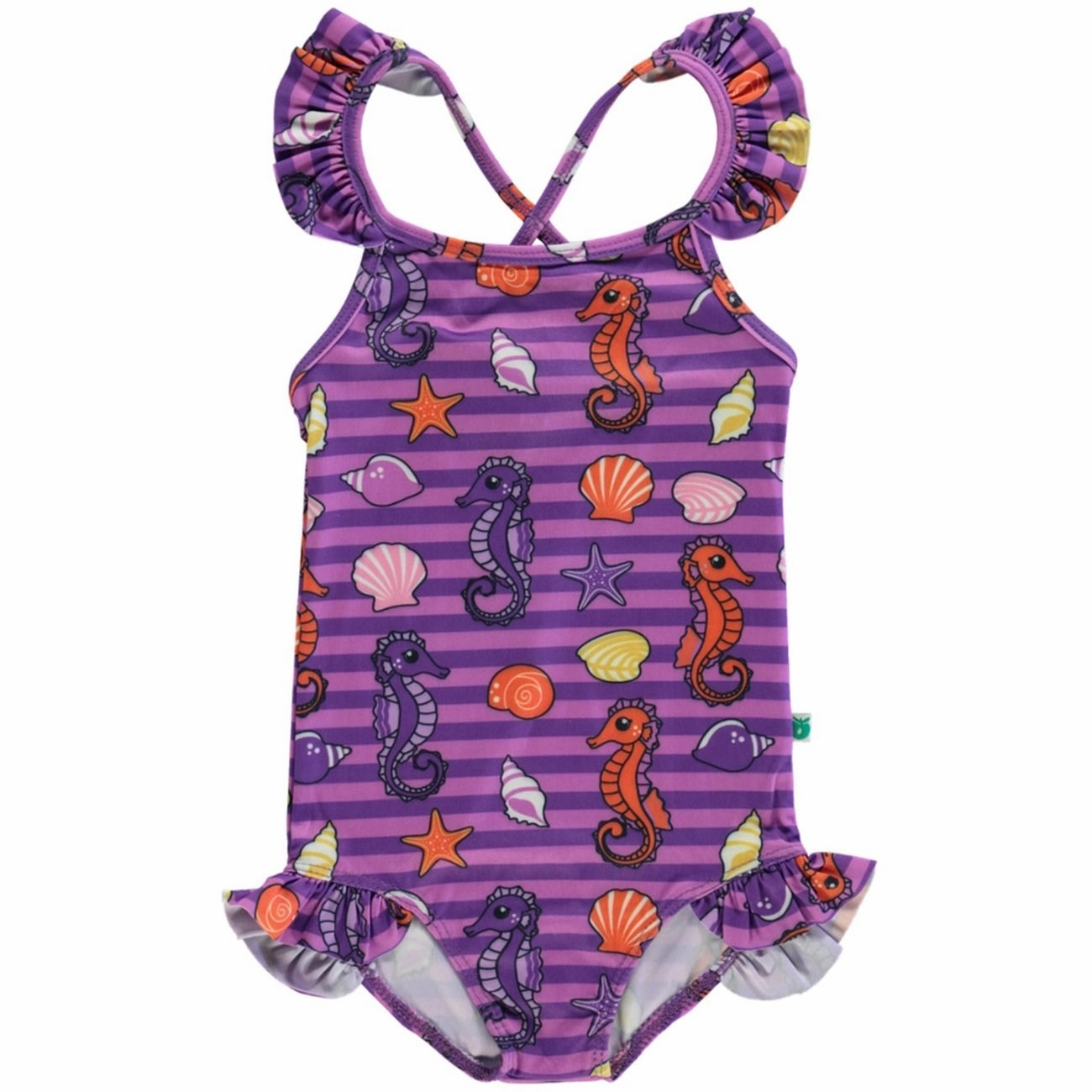 Smfolk Spring Pink UV50 Swimsuit With Seahorses
