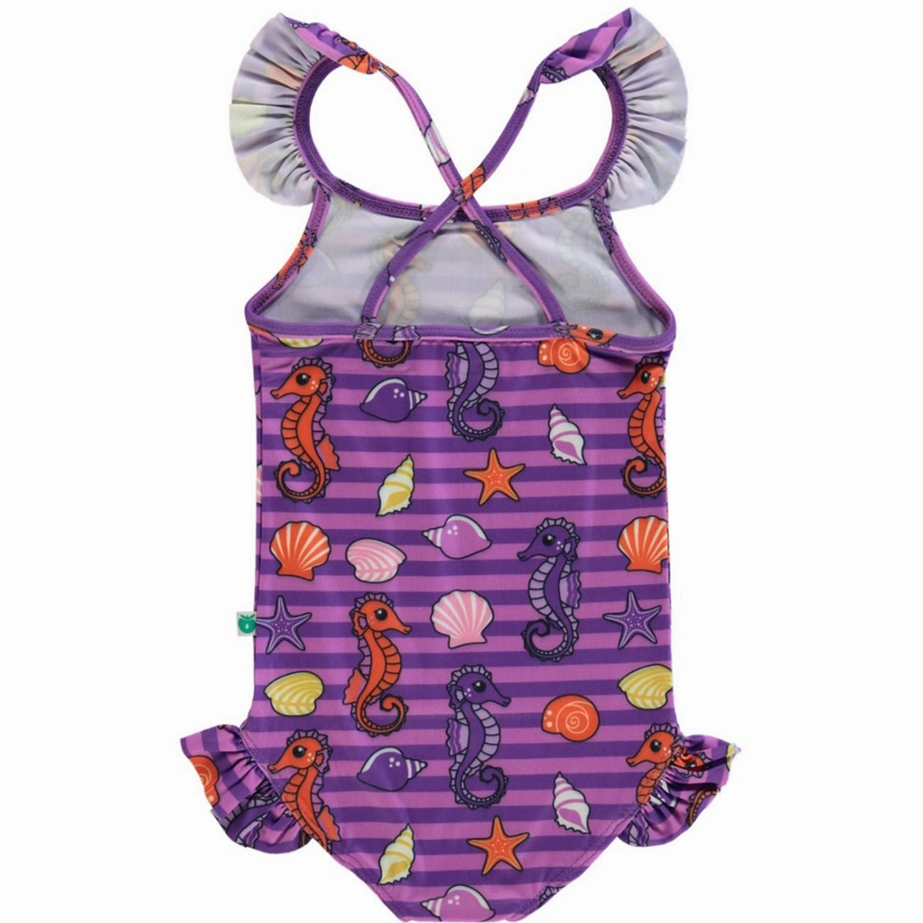Smfolk Spring Pink UV50 Swimsuit With Seahorses