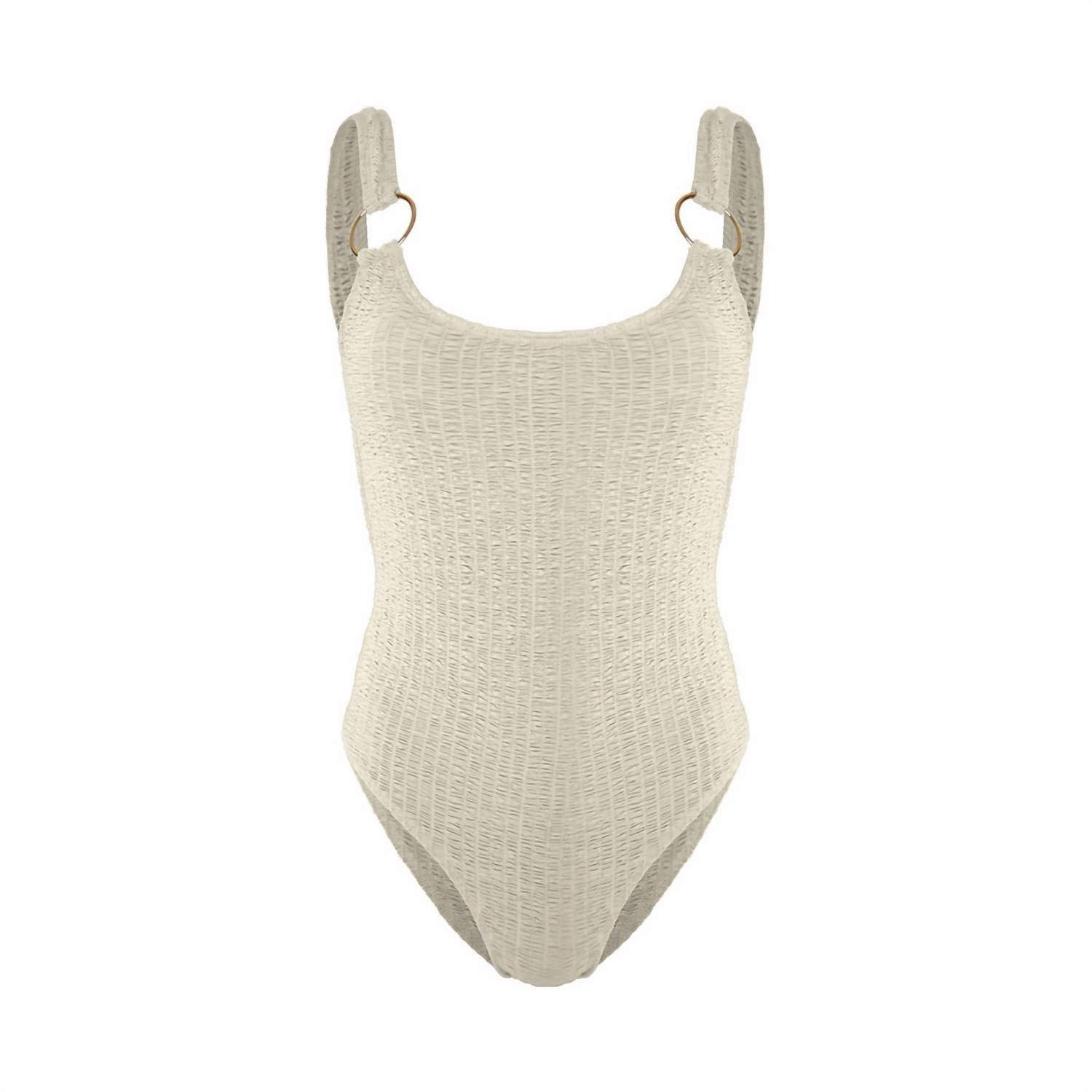 Sonic Smock Swimsuit In White