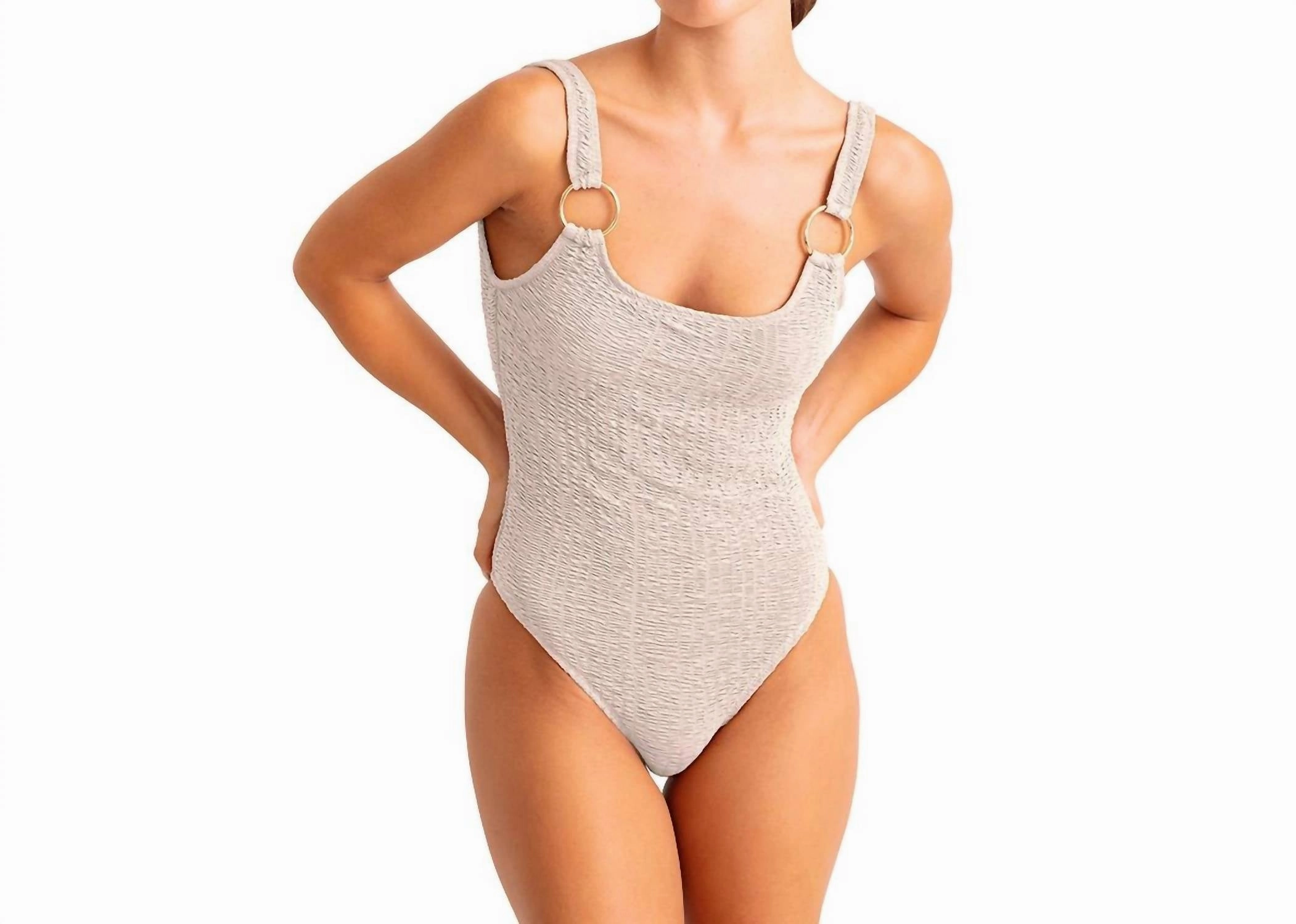 Sonic Smock Swimsuit In White