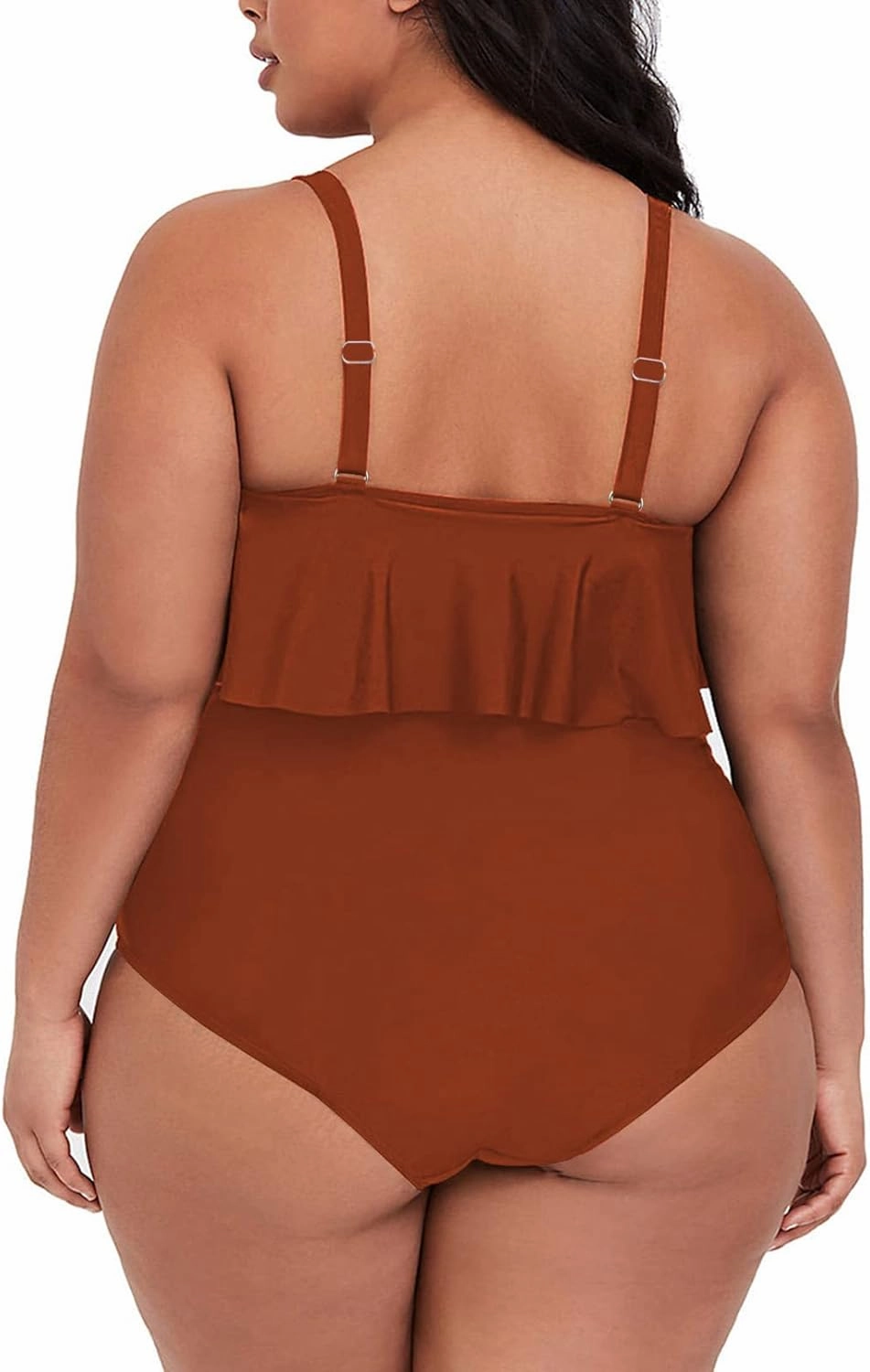 Sovoyontee Women's 2 Piece Plus Size High Waisted Swimsuit Bathing Suit