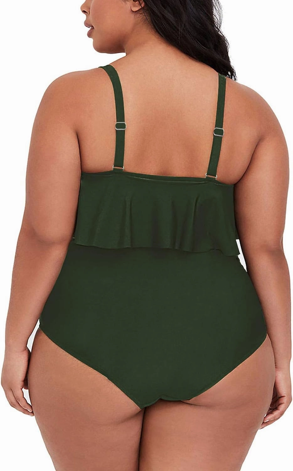Sovoyontee Women's 2 Piece Plus Size High Waisted Swimsuit Bathing Suit
