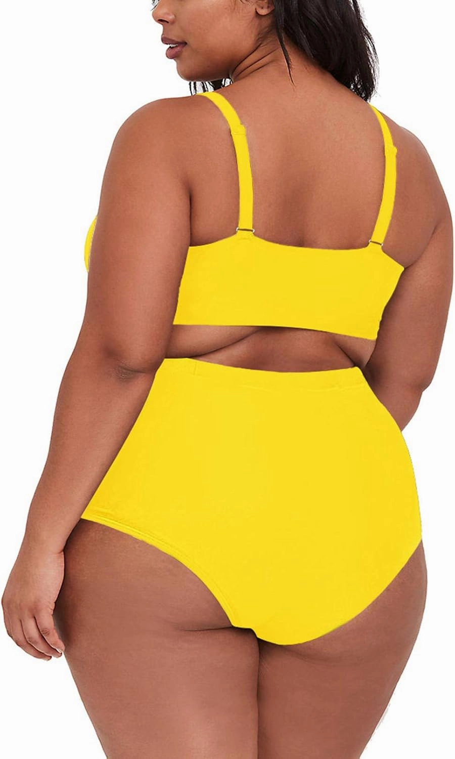 Sovoyontee Women's 2 Piece Plus Size High Waisted Swimsuit Bathing Suit