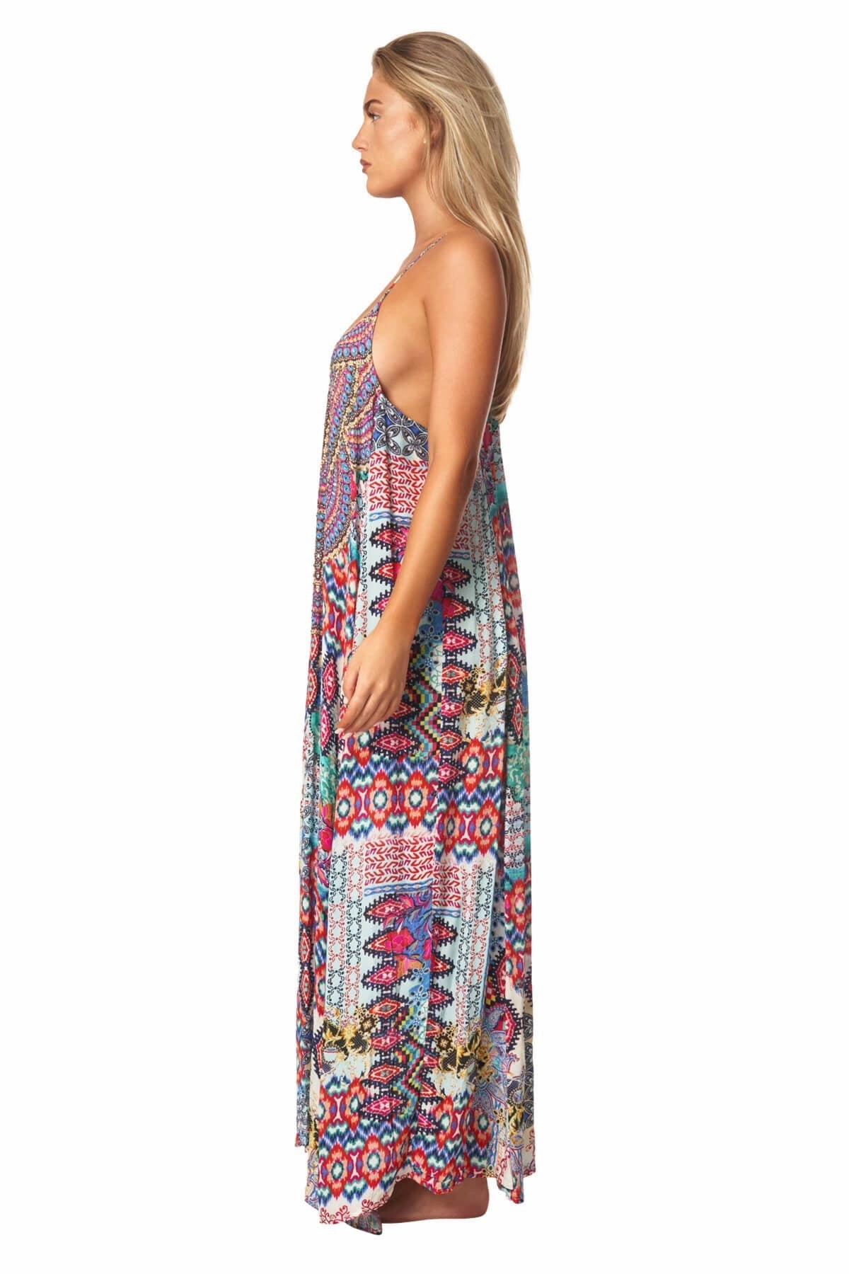 Spain T-Back Maxi Dress