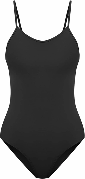 speerise Retro Criss Cross Back Onepiece Swimsuit, Adjustable Strap Swimwear