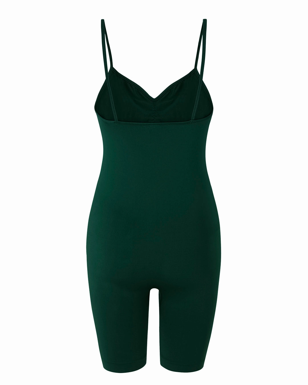 SPIRITED Shorts Unitard | Dark Green