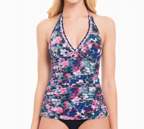 Standard Halter Tankini Top In Romeo And Juliette Multi