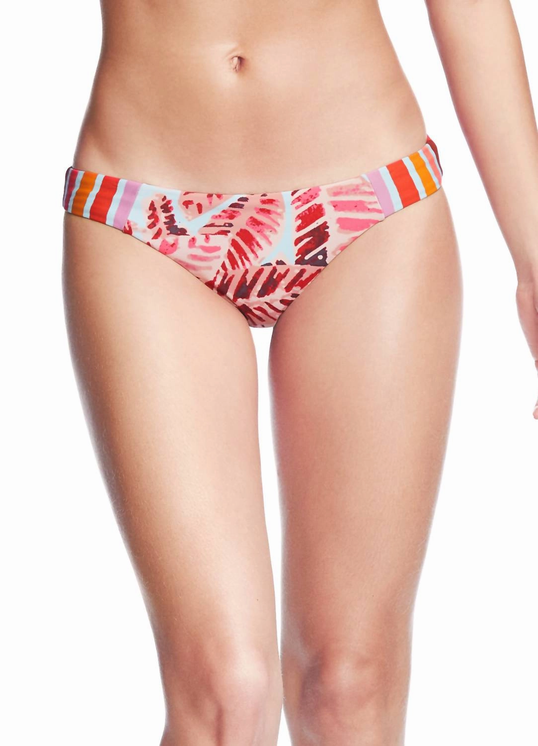 Stripes And Straps Bottom In Red