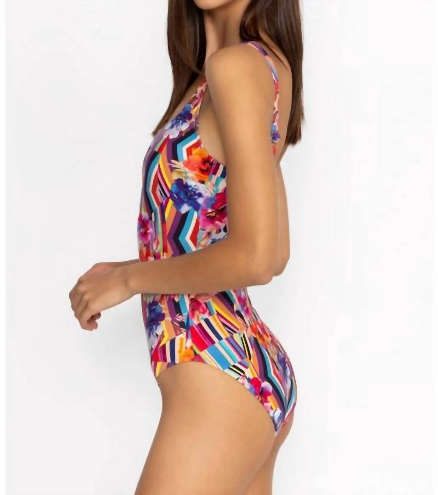 Summer Stripes Tank Suit One Piece