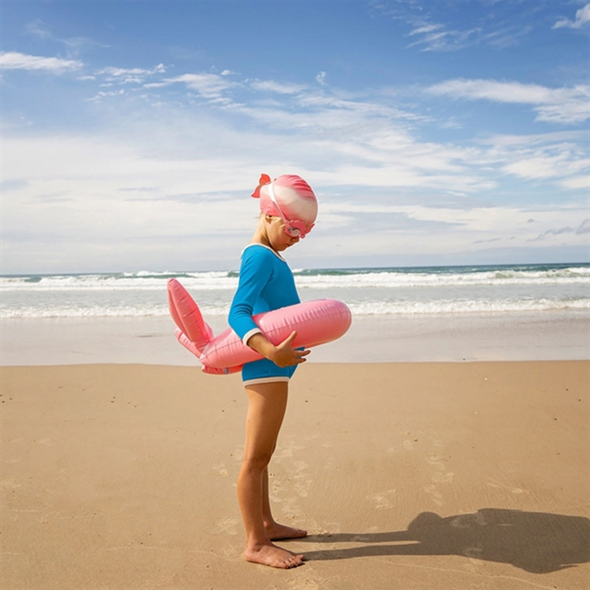 SunnyLife Swimming Cap Ocean Treasure Rose Ombre