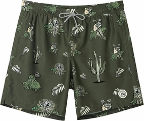 SURF CUZ Mens Swim Trunks 7" Swimming Trunks with Mesh Liner Quick Dry Swim Shorts for Men Swimwear Bathing Suits Pockets