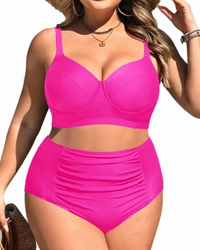 Tempt Me Women Plus Size Underwire Bikini - Two Piece High Waisted Swimsuits Bathing Suit 2025 Swimwear