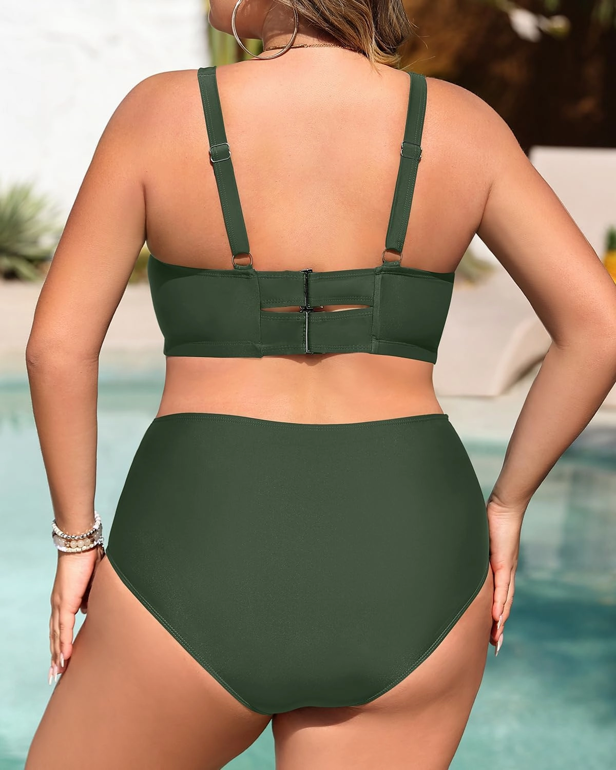 Tempt Me Women Plus Size Underwire Bikini - Two Piece High Waisted Swimsuits Bathing Suit 2025 Swimwear
