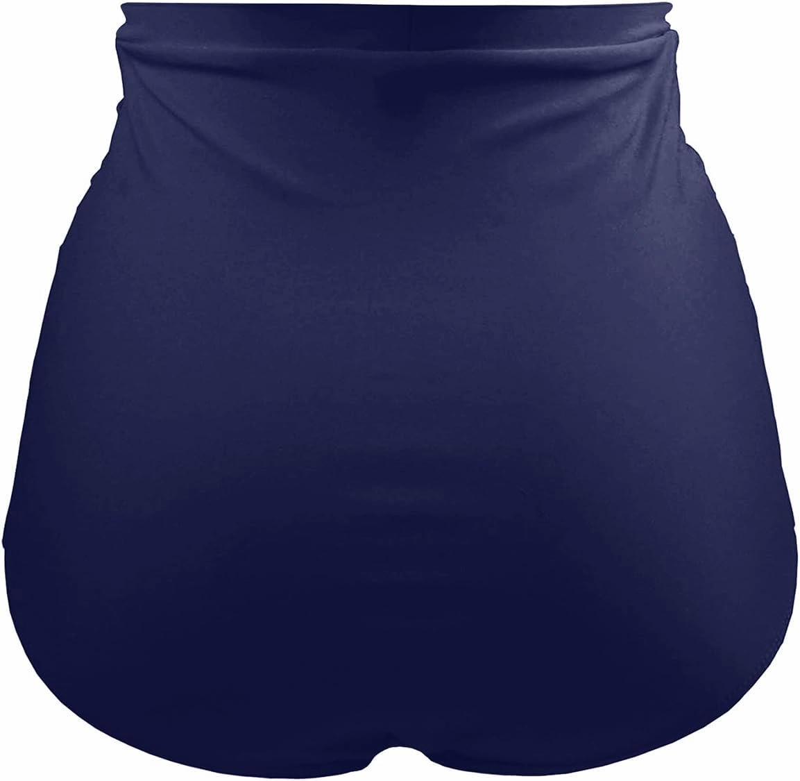 Tempt Me Women's High Waisted Swimsuit Bottom Tummy Control Ruched Bikini Bottom Vintage Swim Bottom Tankini Briefs
