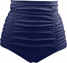 Tempt Me Women's High Waisted Swimsuit Bottom Tummy Control Ruched Bikini Bottom Vintage Swim Bottom Tankini Briefs