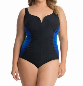 Temptress Bikini One Piece - Plus In Black