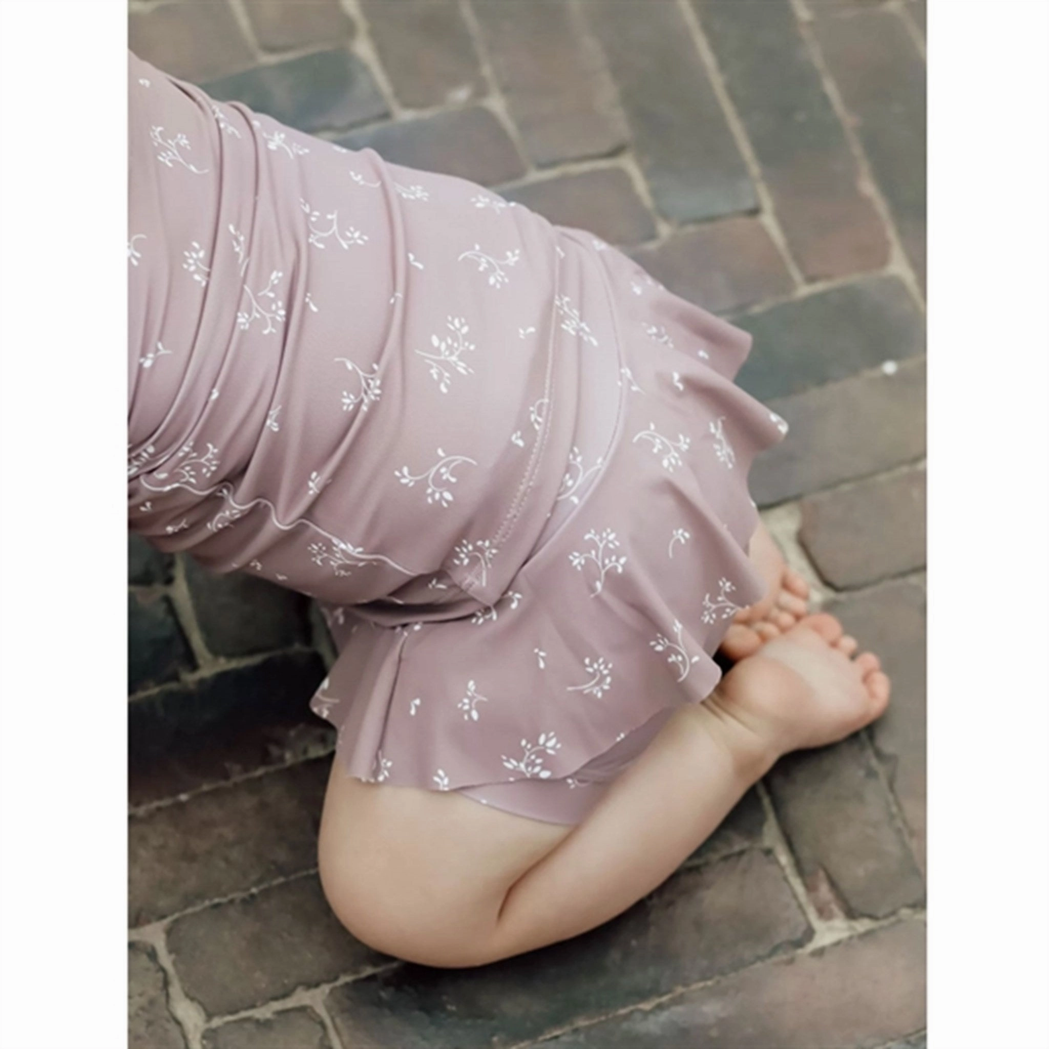 That's Mine Secret Garden Cocoa Print Sasha Swim T-shirt