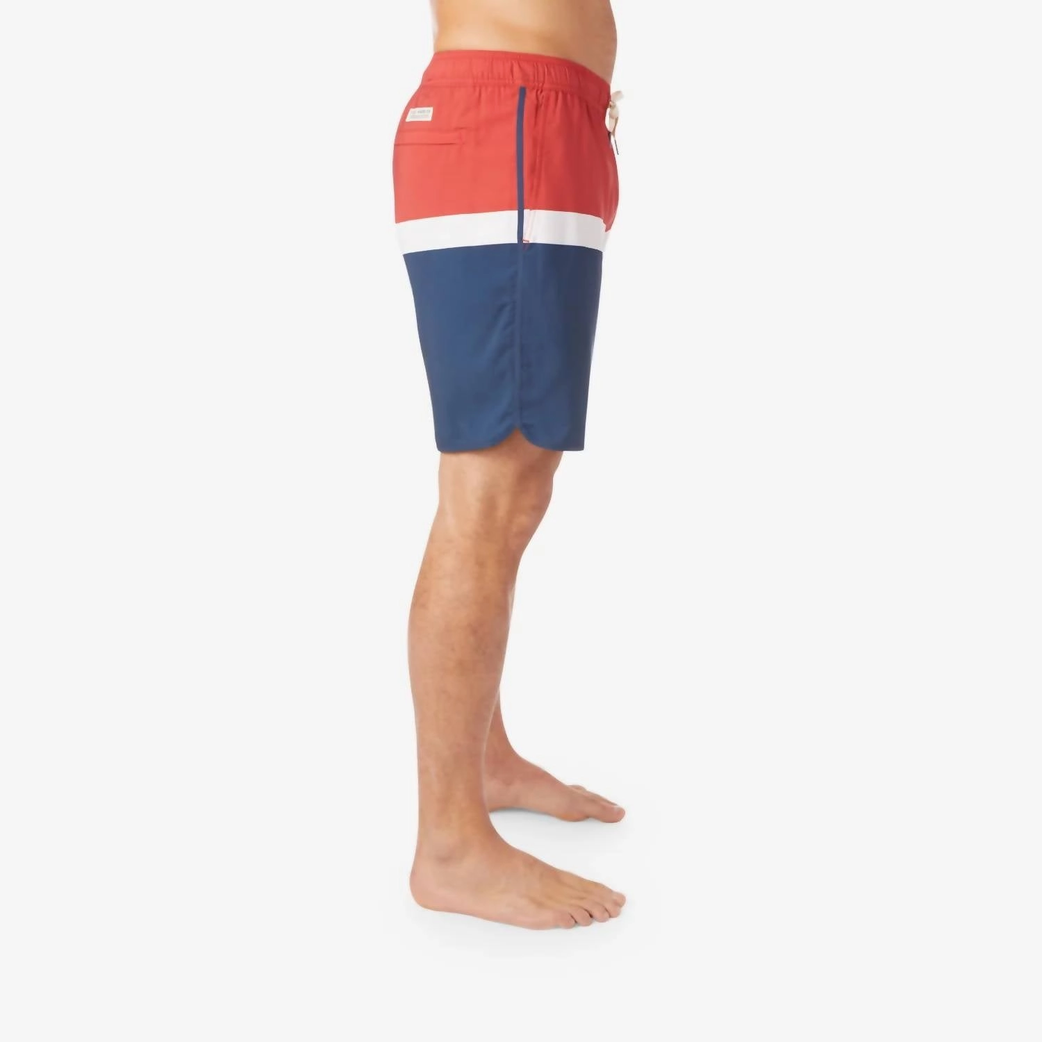 The Anchor Trunk In Red Colorblock