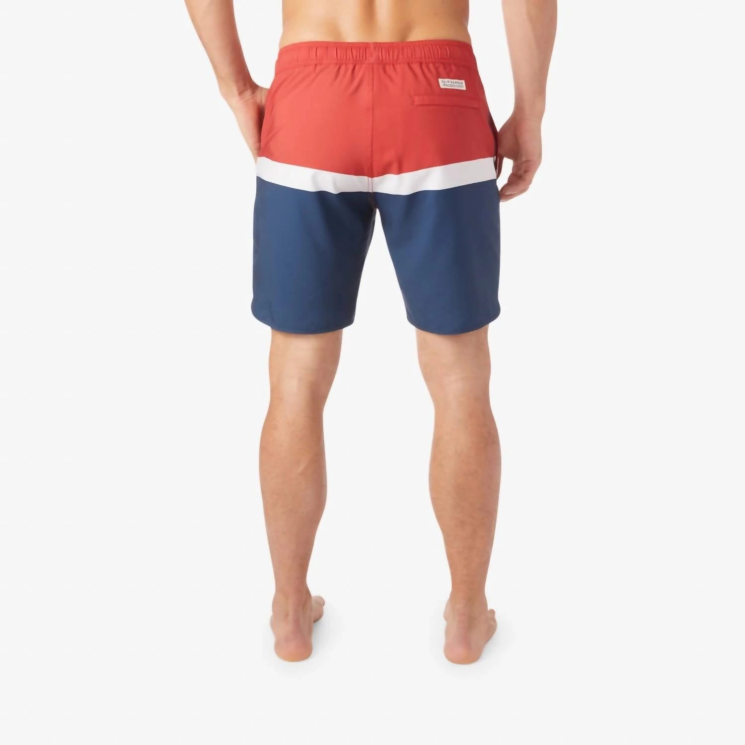 The Anchor Trunk In Red Colorblock