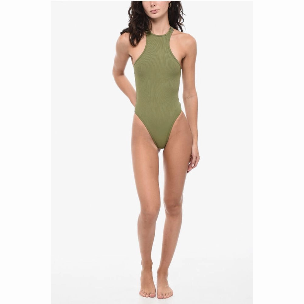 The Attico Buckle Logoed One-Piece Women's Swimsuit