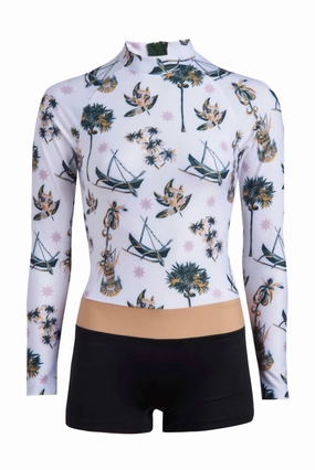 The Lauren Wetsuit In Seminyak - Dune - Noir
