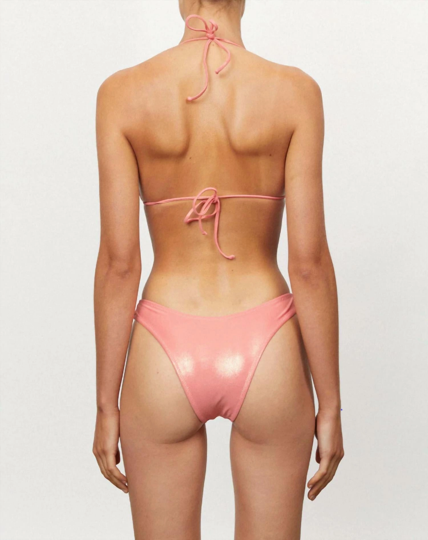 The Luxe 90S Bottom Bikini In Candy