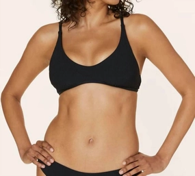 The Valencia Top In Black