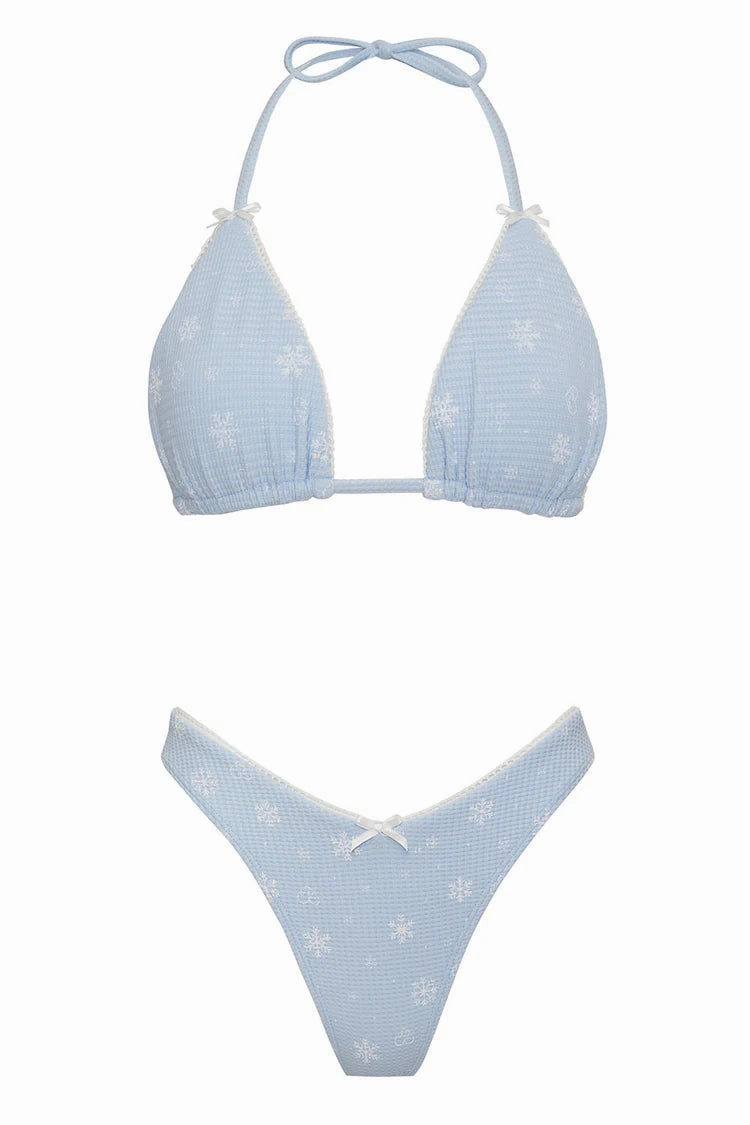 Tia Waffle Triangle Bikini Top