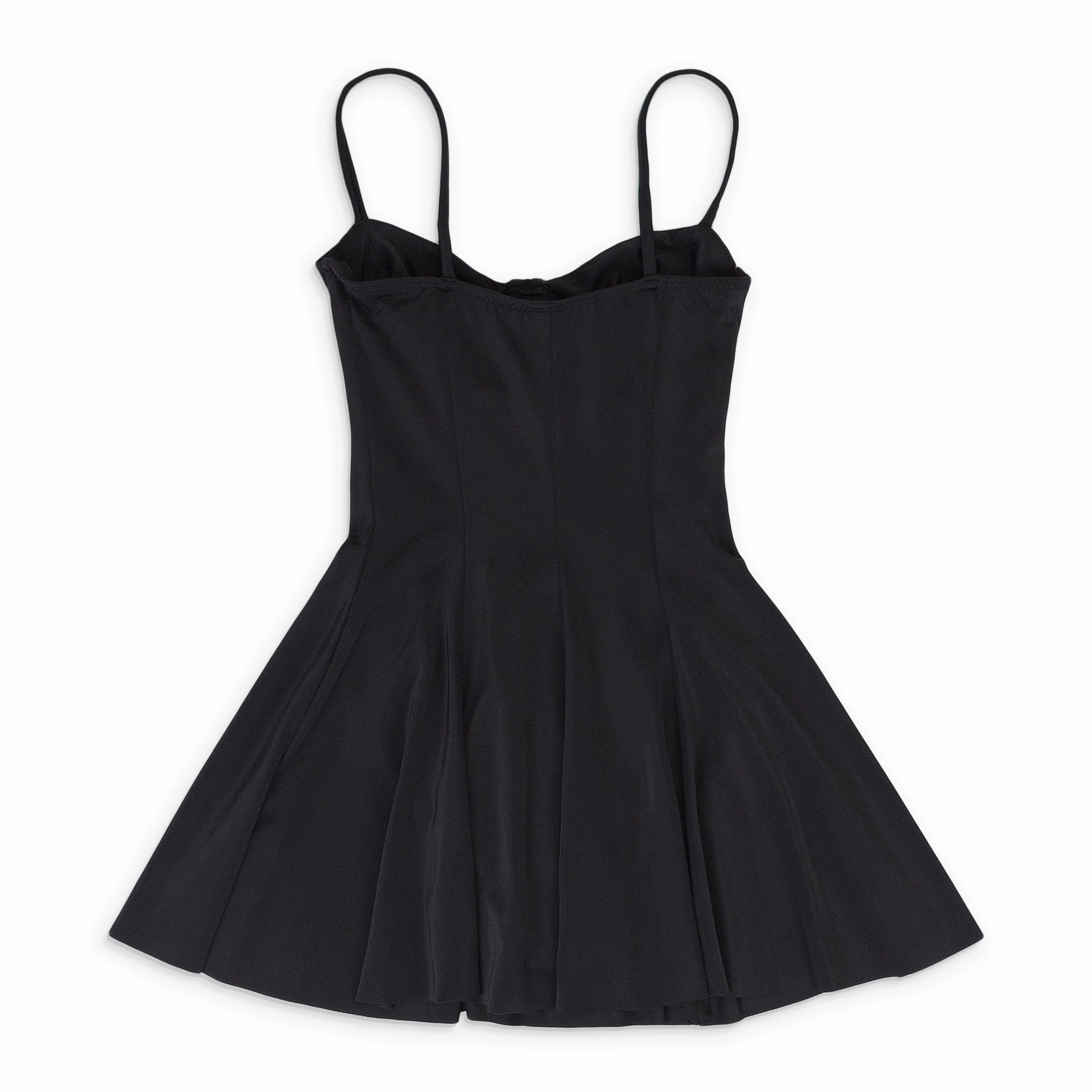 UNDERWIRE SWIM DRESS BLACK ONE-PIECE SWIMSUITS