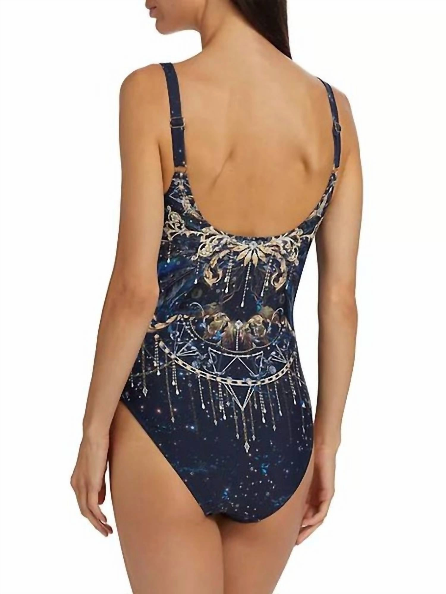 V-Neck Tank One Piece In Supernova