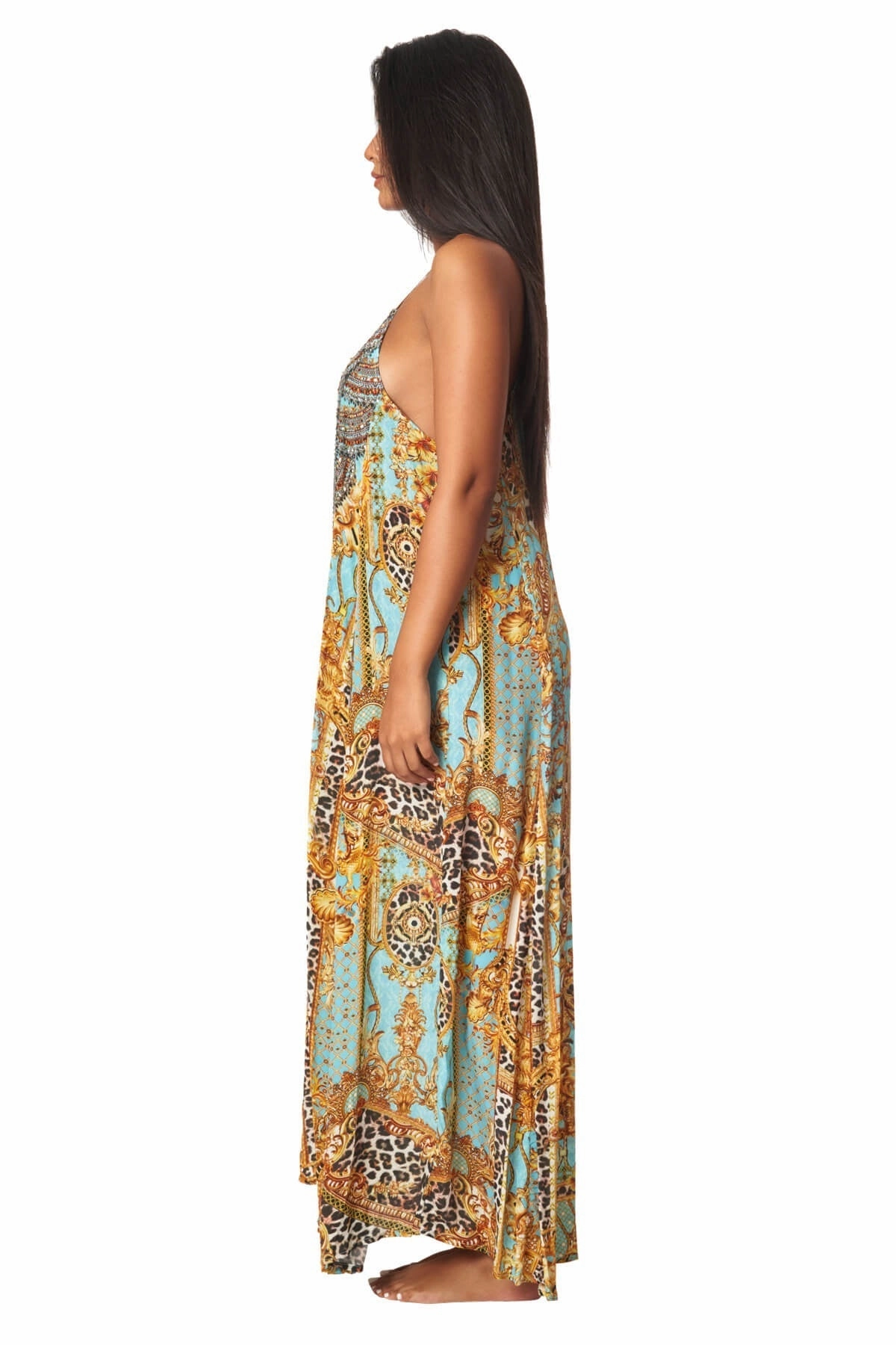 Vase T-Back Maxi Dress