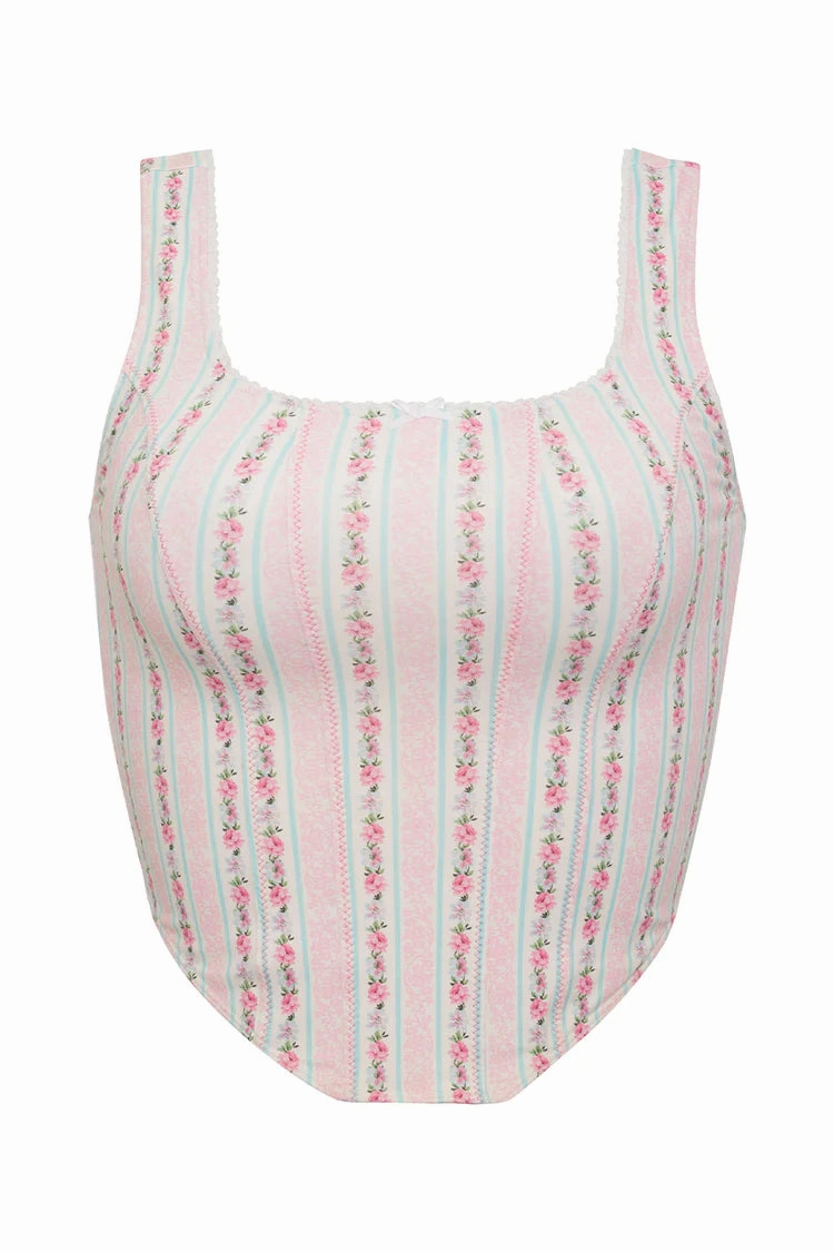 Victoria Floral Crop Top