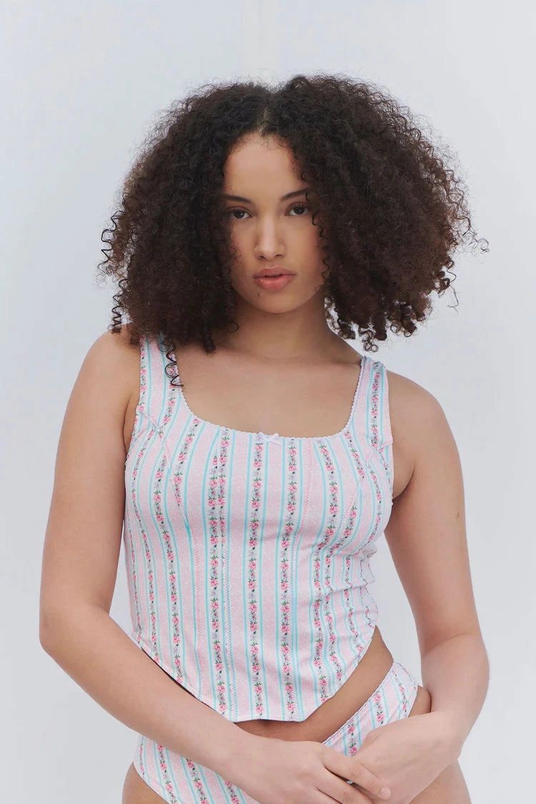 Victoria Floral Crop Top