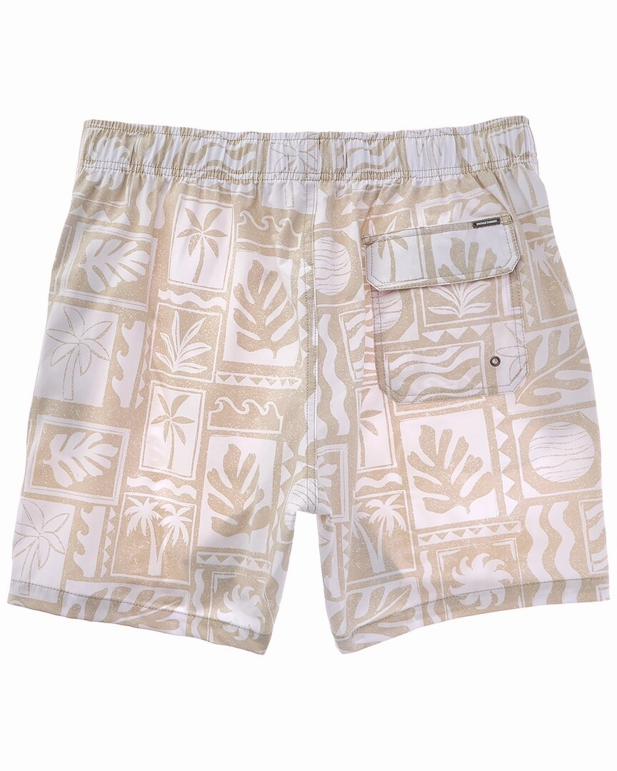 VINTAGE SUMMER 4-Way Stretch Volley Swim Trunk