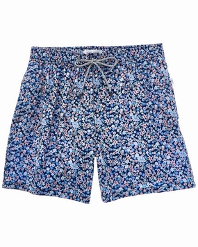 VINTAGE SUMMER 4-Way Stretch Volley Swim Trunk