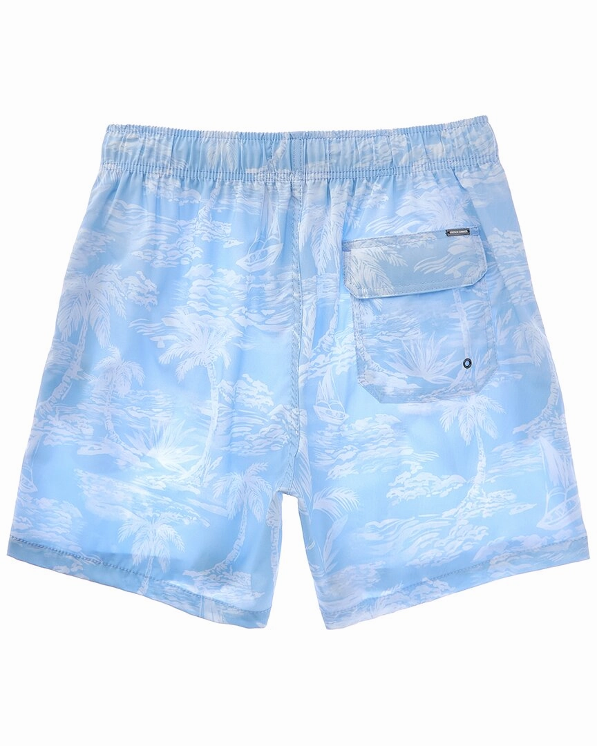 VINTAGE SUMMER 4-Way Stretch Volley Swim Trunk