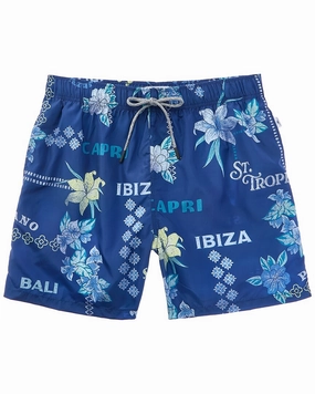 VINTAGE SUMMER Ponji Volley Swim Trunk