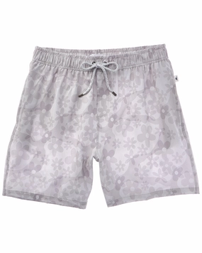 Vintage Summer Seersucker Stretch Volley Swim Trunk