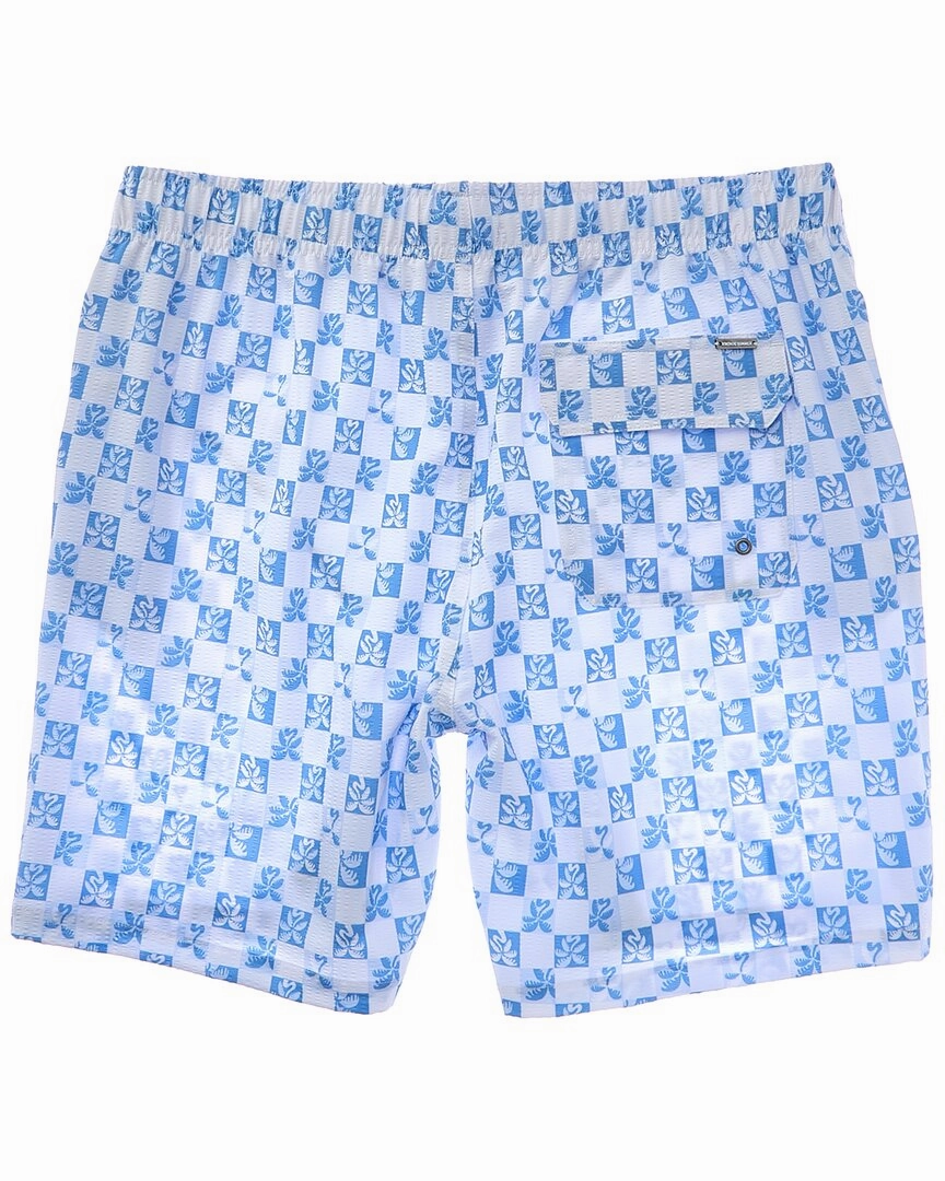 VINTAGE SUMMER Seersucker Stretch Volley Swim Trunk