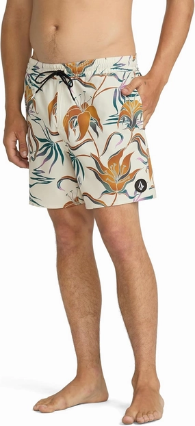 Volcom Men's Lido Solid 16" Swim Surf Trunk