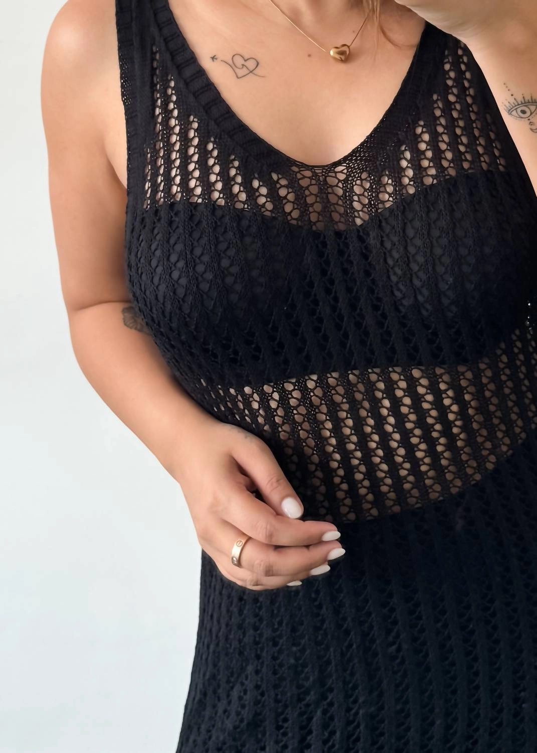 Wathena Knit Coverup In Black