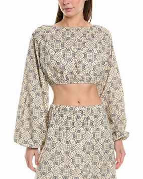 WeWoreWhat Crop Bubble Top