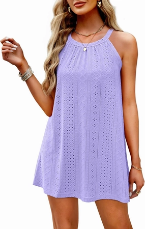 WIHOLL Swimsuit Cover Up for Women Crochet Hollow Out Summer Dresses for Women 2025